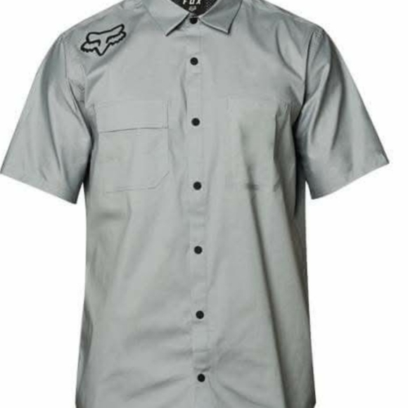 Fox Gray Casual They Are Snaps But Look Like Button Shirt,Read Post. - Picture 11 of 13